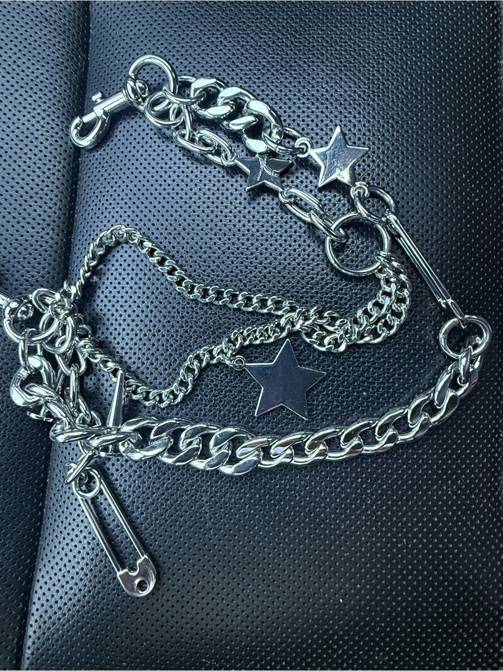 Marc Jacobs Silver Star Charm Chain Strap